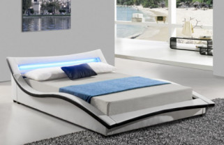 Van het LEIDENE van het Fauxleer de Beklede van de Koningssize comfortable for Bedkader Slaap FSC