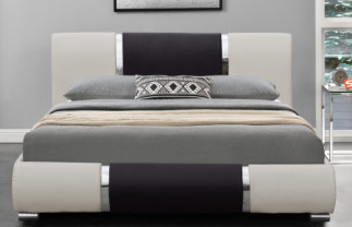 Van het het Bedkader van het koninginsize Upholstered Platform OEM van Gray White Lichte ODM