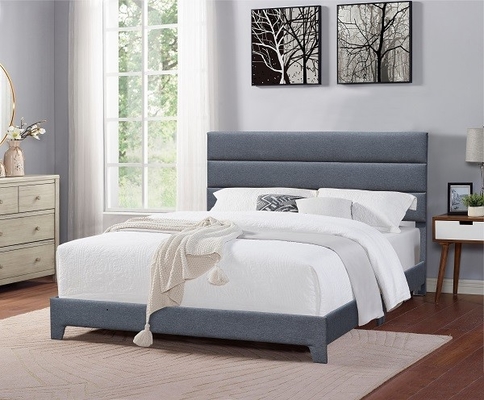 Het moderne Bed van Koningssize upholstered platform met Regelbare Hoofdeindehoogte
