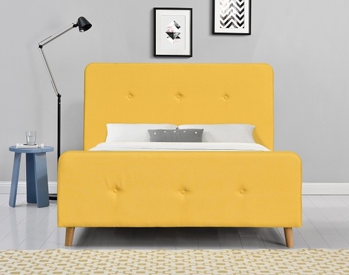 Modern Skandinavisch Bed van Bedkader Koningin Size Fabric Upholstered Fabrikant