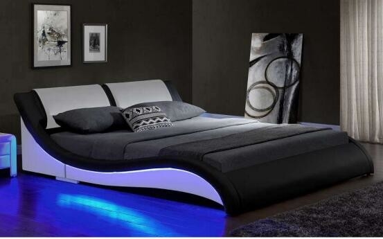 Van ergonomieontwerp LEIDENE Beklede In het groot het Bedfabrikanten Bed Verre Cotrol