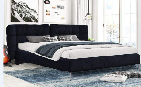 De klantgerichte levensduur van de Koningsbed frame van het Fluweelstof Beklede Triplex