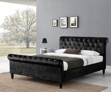 BSCI-van het de Arbed van triplexchesterfield Beklede het Fluweel Dubbele Koning Kader