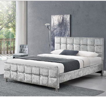 Crystal Button European Style King-het Kader van het Groottebed met Hoofdeinde Om het even welke Kleur