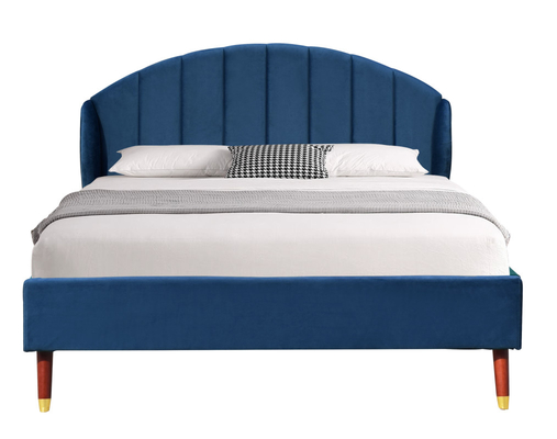 Moderne Stijlen1725 Beklede Koning Bed Frame Platform met Oor