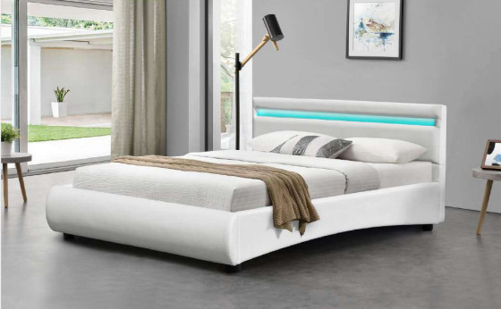 King size Led Polstered Bed Frame optionele kleuren met comfortbale slaap BSCI