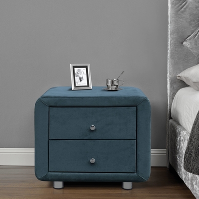 Modern Design Stoffen Naastbed Tafel met optionele kleur voor uw slaapkamer decoratie stijl.
