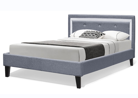 150*200cm het het Bedkader van het Stoffentriplex bekleedde Moderne Eenvoudig
