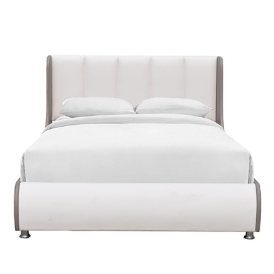 Hoog Hoofdeinde het Kader van het Koninginsize Upholstered Bed met Opslagoor Siderails