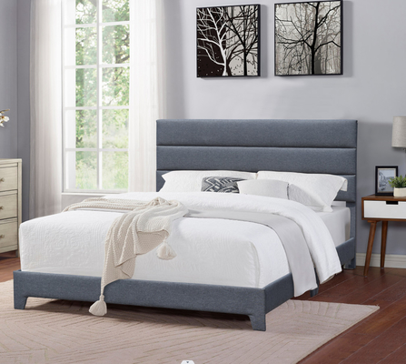 Het moderne Bed van het Koninginsize Upholstered Platform met Regelbaar Hoogtehoofdeinde