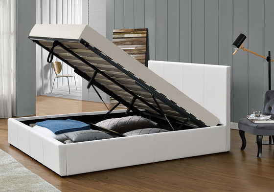 Gemakkelijk assembleer van het de Opslagbed Pu van de Gaslift Kader van het het Triplexbed het Leer Beklede