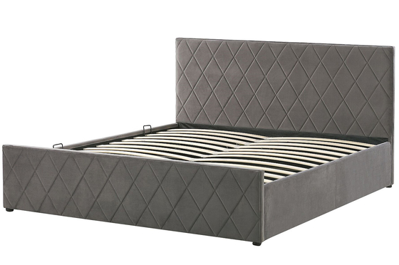 Beklede van het Kadergrey velvet fabric with gas van het Triplexbed de Liftopslag