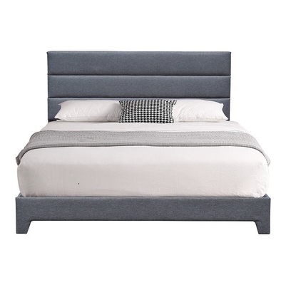 Het moderne Bed van Koningssize upholstered platform met Regelbare Hoofdeindehoogte