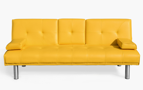 Geel opvouwbaar sofa bed Europese stijl woonkamer