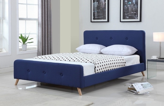 Modern Skandinavisch Bed van Bedkader Koningin Size Fabric Upholstered Fabrikant