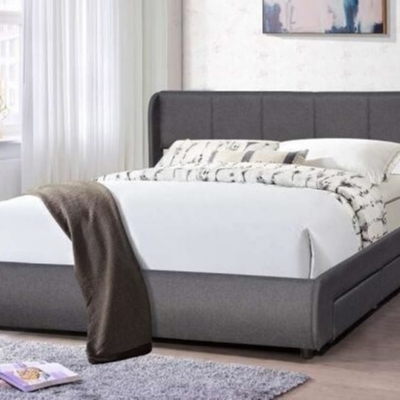 Het moderne Bed van het het Bed Comfortabele Hoofdeinde van Koningssize upholstered platform