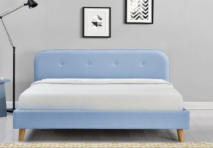 De stof Beklede van de het Kader Blauwe Kleur van het Triplexbed Moderne Manier