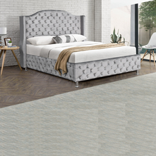 Het Kaderstichting van het stoffendouane Beklede Bed met Latjes