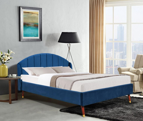 Moderne Stijlen1725 Beklede Koning Bed Frame Platform met Oor