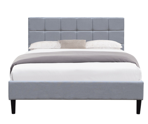 Tweeling/Hoogtepunt/het Bedkader van het Koninginupholstered Platform met het Houten Latje van het Stoffenhoofdeinde