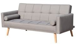Grey Fabric Customised Foldable Sofa-Bed met het Doen leunen Posities voor Maximumcomfort