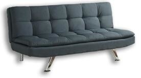 Moderne Fluweelvouwen uit Sofa Bed With Metal Leg voor Huis/Flat/Slaapzaal