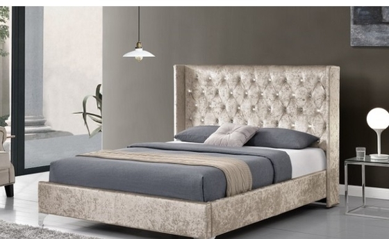 CE gepoleerde bedkader van triplex King Size Bedkader met vleugels