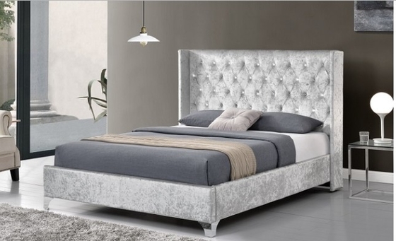 CE gepoleerde bedkader van triplex King Size Bedkader met vleugels