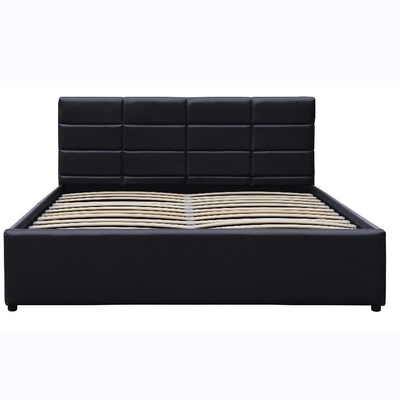 Het Bed van koningssize faux leather