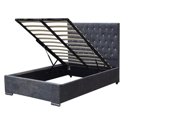SF822 bekleed van de LEIDENE van het Bedkader het Bedkader Triplex Dubbel Grootte met Gaslift