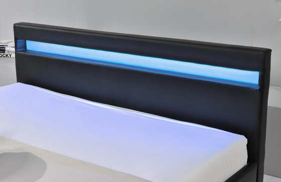 Pu Faux Leer LEIDEN Bekleed Bed met Opslaglade 12 Maanden Garantie