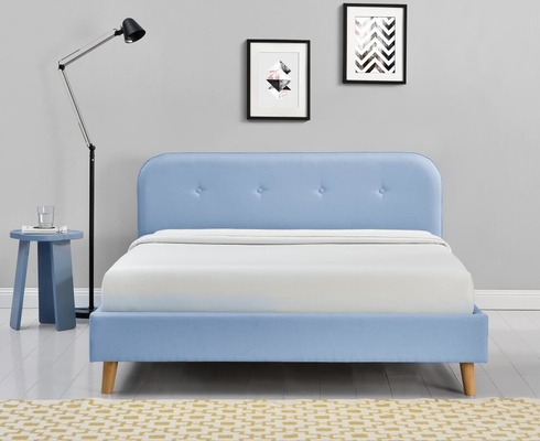 Houten Voeten Kinderen Bekleed bed