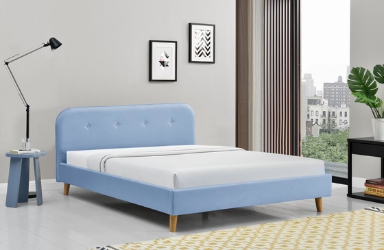 Houten Voeten Kinderen Bekleed bed