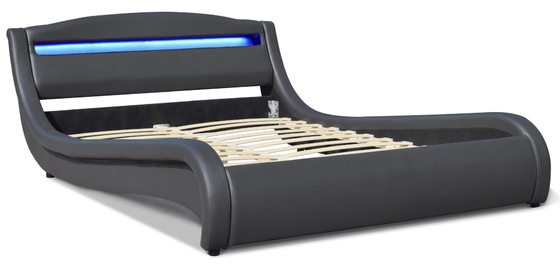 Van lichte Grey Upholstered Tufted Queen Bed-Kader van het het Platformbed HOOFDkoningsSize Pu het Moderne