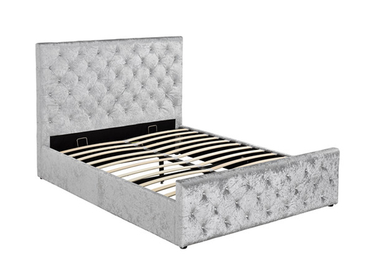 Volledig - van het het Fluweel de Stof Beklede Bed van de grootteverbrijzeling Certificatie van het Kaderce