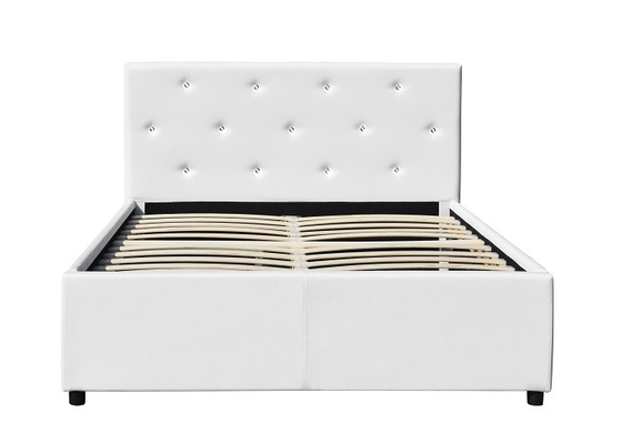 Sunny Modern Faux Leather Storage-Bed Dubbele Grootte met Ladenoem