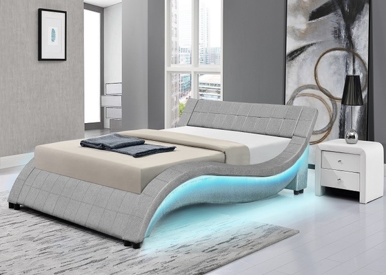 Harmin Certificatie van het Koninginplatform LED de Beklede Bed ROSH BSCI