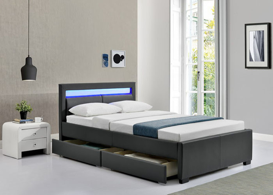 150x190cm van de het Kaderkoning van het Triplexbed het Beklede Platform van Size Big Cupboard Vulling