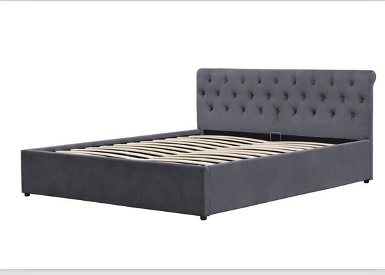 Het triplex bekleedde Tufted Opslagbed