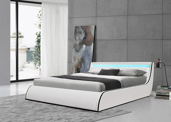 Van de Koningssize bed set van de ottomaneluxe Klassiek Koninklijk Gebogen de Slaapkamermeubilair