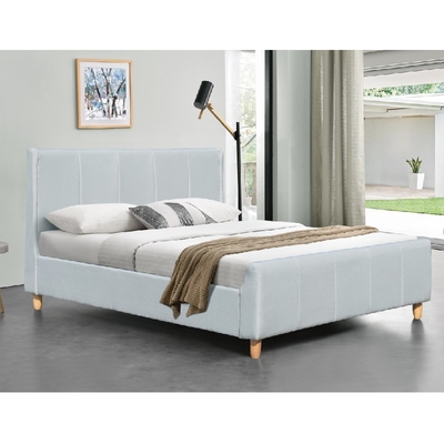 De gestikte van het Kaderdoubel van het Linnenstof Beklede Bed Grootte EN1725