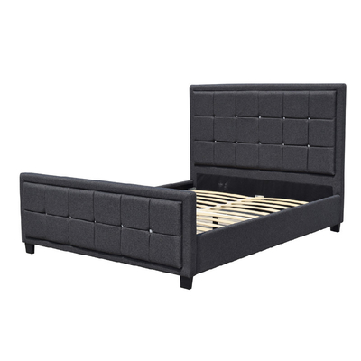 Platform Beklede de Stoffenknoop van het Bedkader met Footboard