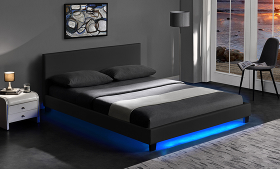 140 LEIDEN van X200 cm Bekleed Bed