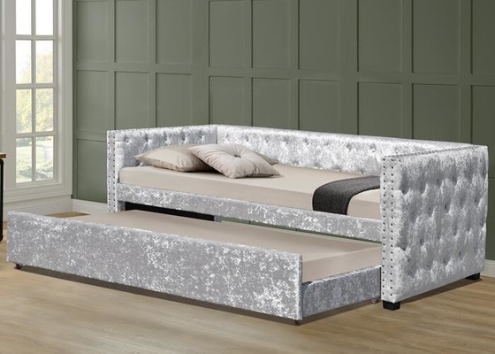 Beklede verbrijzelings het Fluweel rolt Daybed voort