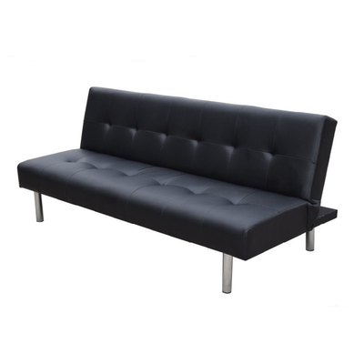 Leer Drie Seater Sofa Bed