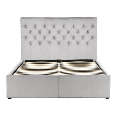 Optioneel Kleur Stof-vermorzeld fluweel Gas Lift opslag Volledige grootte Bed comfortabel om te slapen CE
