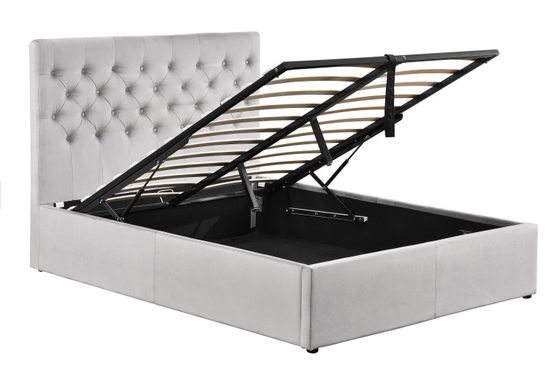 Optioneel Kleur Stof-vermorzeld fluweel Gas Lift opslag Volledige grootte Bed comfortabel om te slapen CE