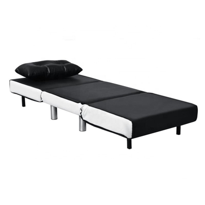 Van de Groottesofa bed Pu van de fluweelhoek Enige de Stoffenoem ODM