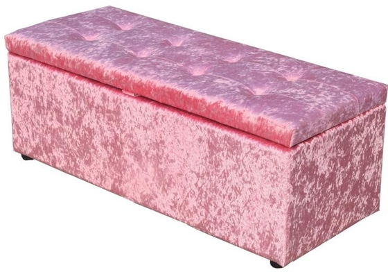 De fluweel Beklede Doos van de Ottomaneopslag